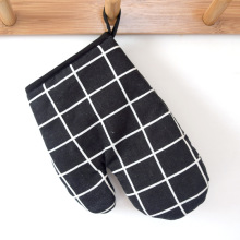 Oven Gloves Cotton Heat Resistance Mitts Pad Heat Proof Protected With Thick Insulation